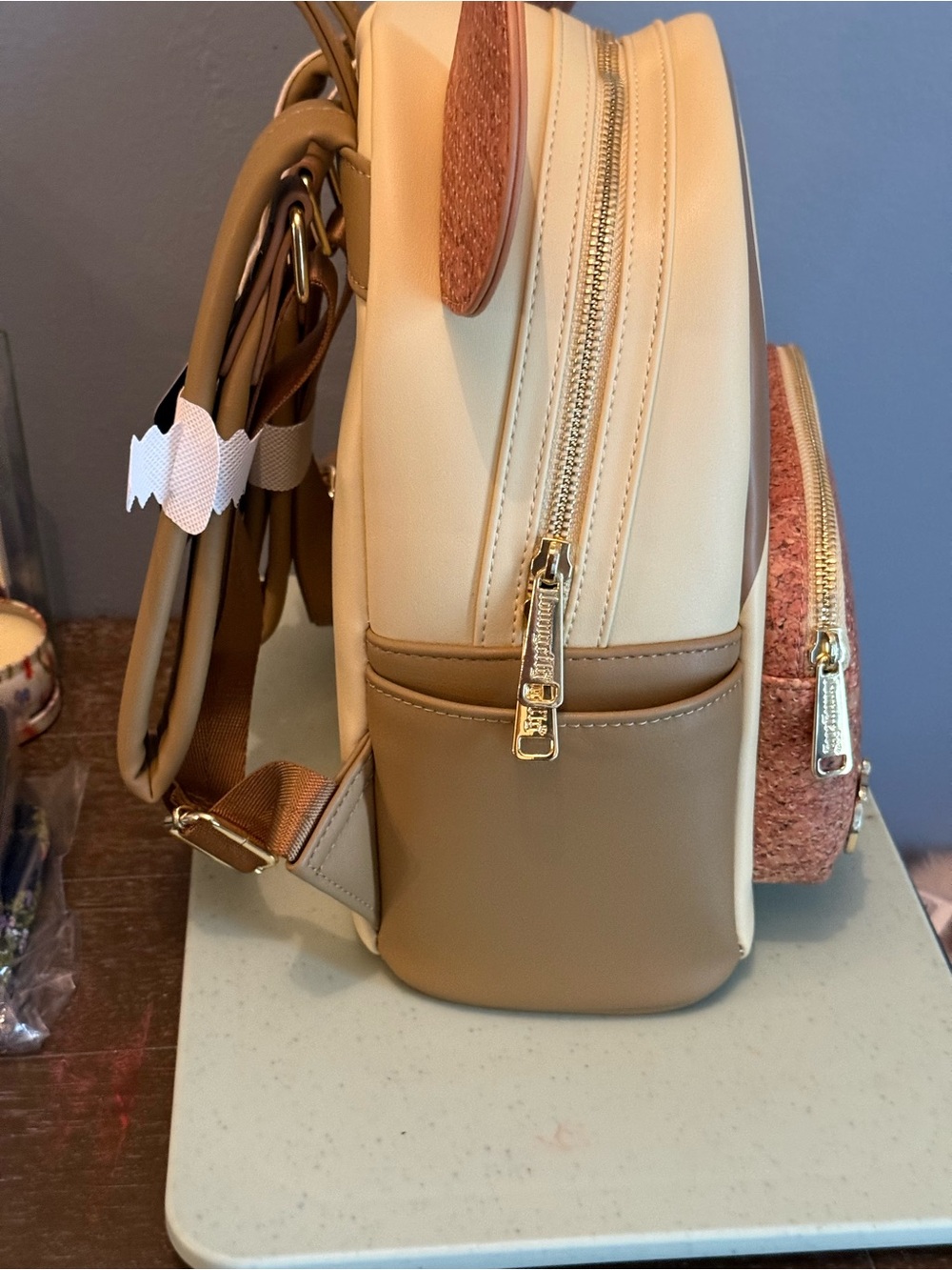 Loungefly Mickey Cork-Ear Mini Backpack - Picture 5 of 8